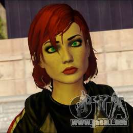 Mass Effect Anna Piel v10 para GTA San Andreas.