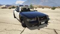 GTA 5 Vapid Police Cruiser - vista frontal