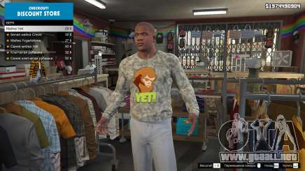 Así que usted cambie la ropa en GTA 5
