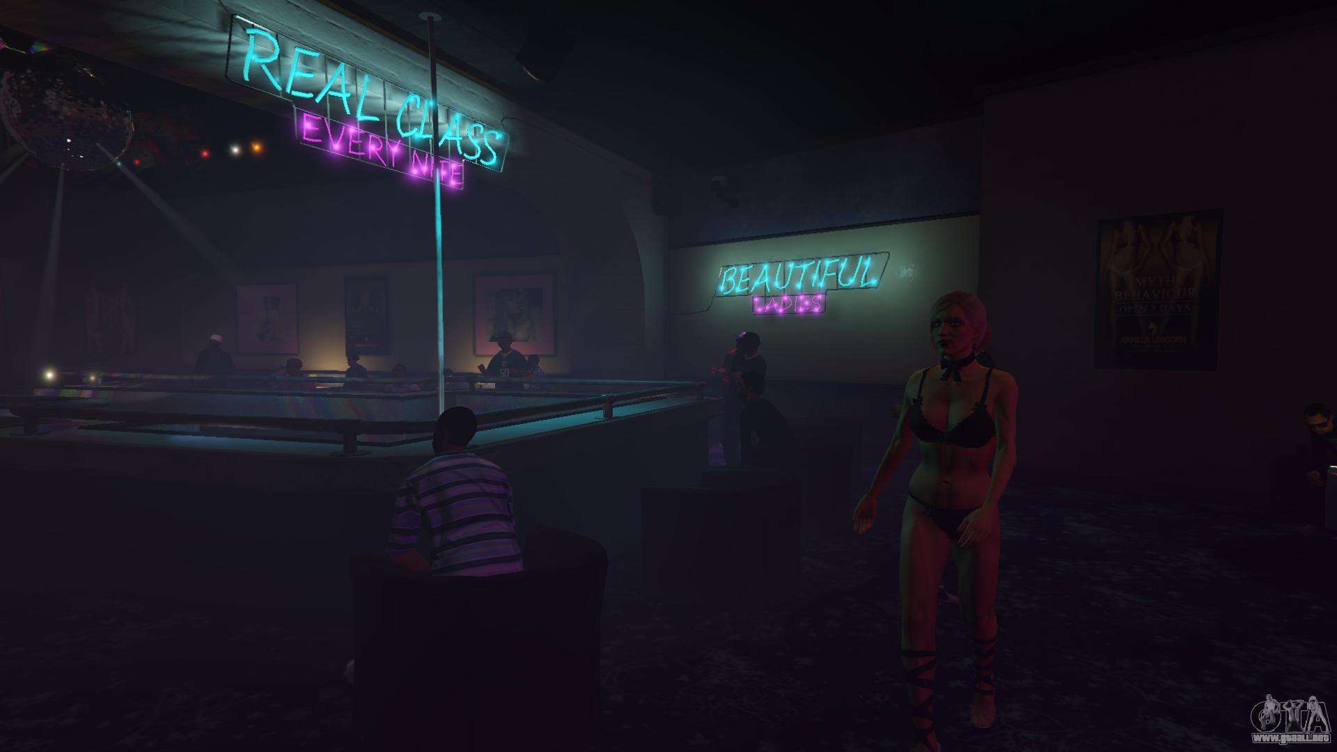 Cómo llegar a el club de striptease en el GTA 5