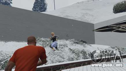 Pelea de bolas de nieve en GTA 5