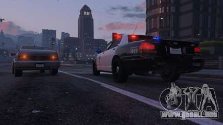 Tuning-Polizei-Auto en el GTA 5