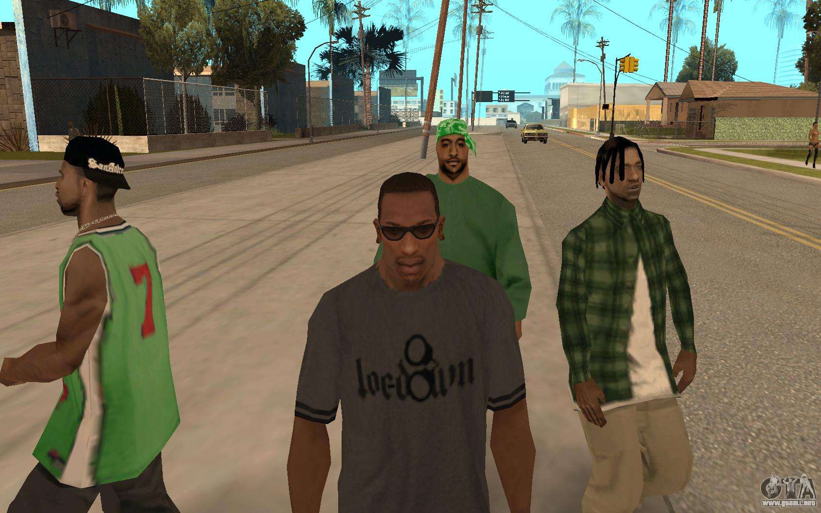 Банда зеленых в GTA
