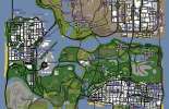 Mapa de ubicaciones secretas de GTA San Andreas