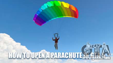 Cómo abrir el paracaídas en el GTA 5