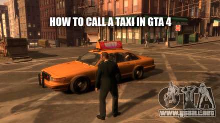 Un taxi en GTA 4: puede llamar a
