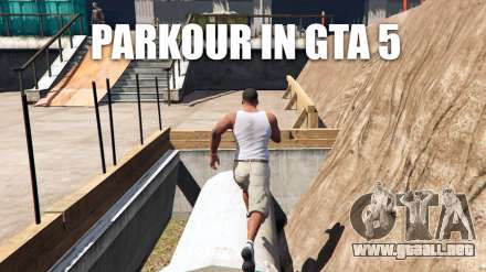 En GTA 5 parkour