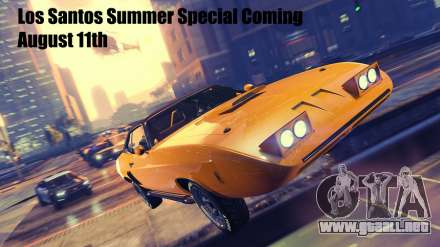Actualización Los Santos Summer Special el próximo 11 de agosto