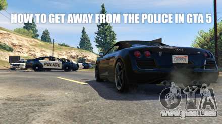Cómo escapar de la policía en GTA 5