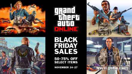 El "Black Friday" en GTA Online: grandes descuentos en diferentes productosTA Online