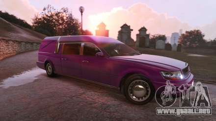Disponible en GTA Online coche fúnebre 