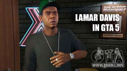 La descripción del personaje Lamar Davis, en el juego de GTA 5: ¿qué misión le da en la versión online