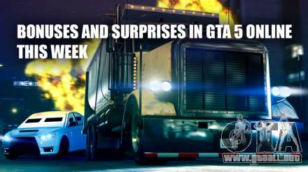 Bonificaciones y descuentos en GTA 5 Online esta semana, y pagos adicionales para el trabajo