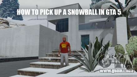 Cómo tomar la lucha de bola de nieve en GTA 5