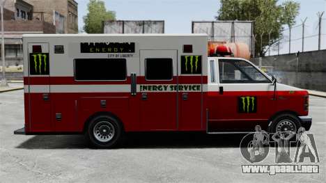Primeros auxilios Monster Energy para GTA 4