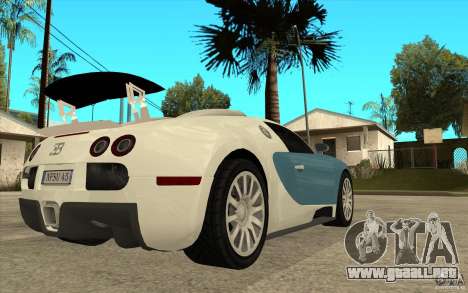 Alerón para el Bugatti Veyron Final para GTA San Andreas