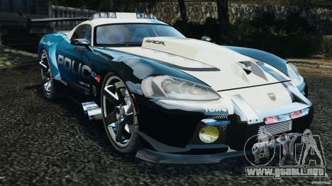 Dodge Viper SRT-10 ACR ELITE POLICE [ELS] para GTA 4
