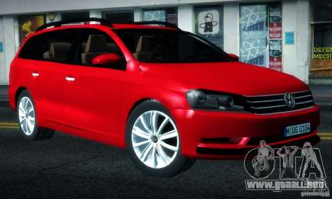 Volkswagen Passat B7 2012 para GTA San Andreas