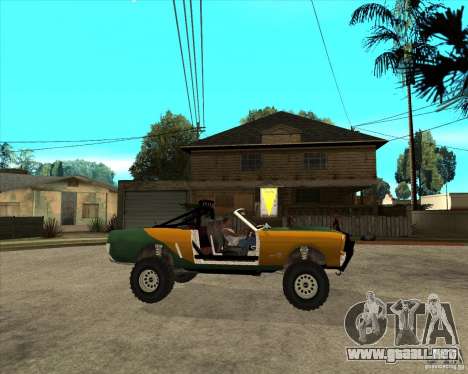 Ford Mustang Sandroadster para GTA San Andreas