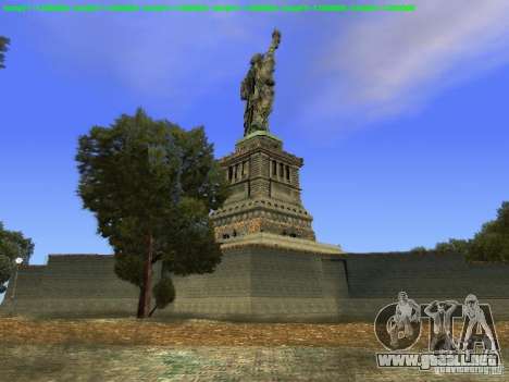 Estatua de la libertad de 2013 para GTA San Andreas