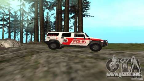 HUMMER H2 Amulance para GTA San Andreas