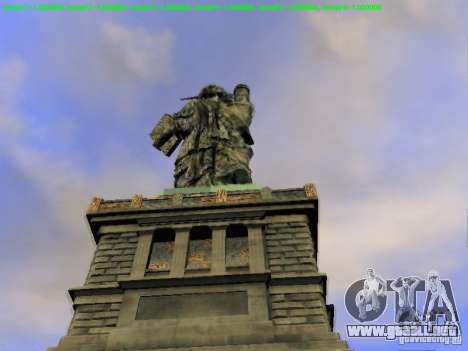 Estatua de la libertad de 2013 para GTA San Andreas