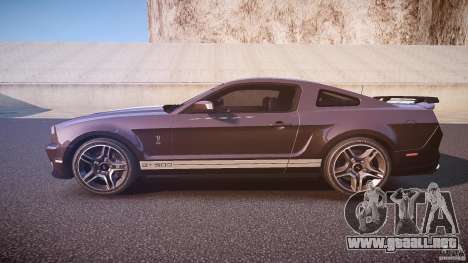 Ford Mustang Shelby GT500 2010 (Final) para GTA 4