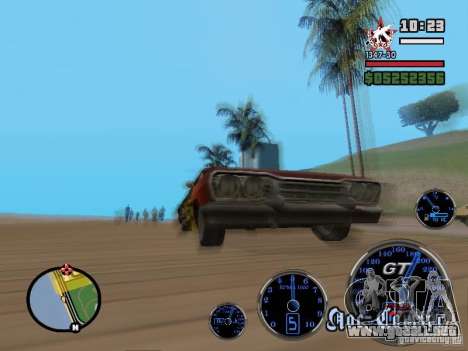 Speedometer GT para GTA San Andreas