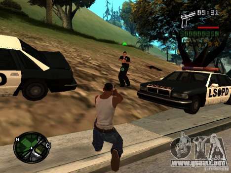 HUD y font v1.0 para GTA San Andreas