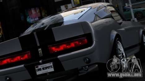 Ford Shelby Mustang GT500 Eleanor para GTA 4