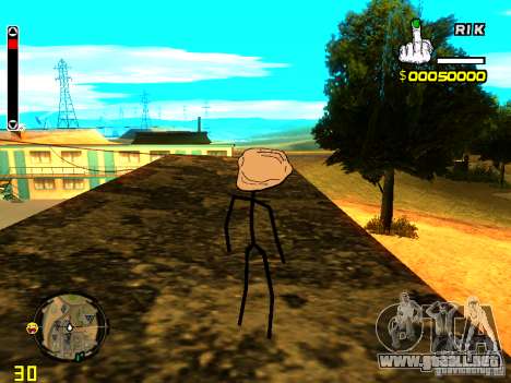 TrollFace skin para GTA San Andreas