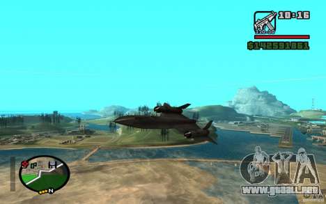 SR-71 Blackbird para GTA San Andreas