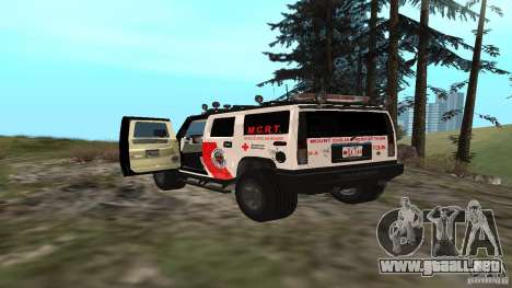 HUMMER H2 Amulance para GTA San Andreas