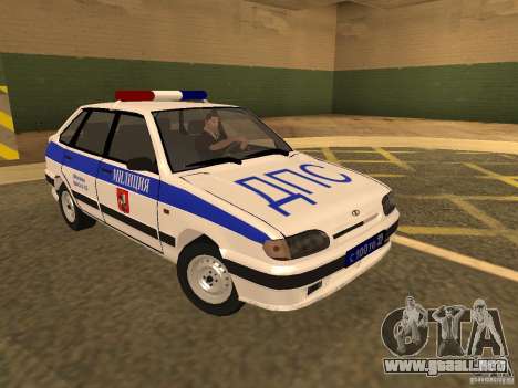 ВАЗ 2114 policía para GTA San Andreas