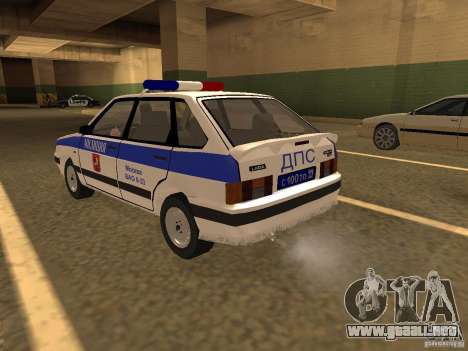 ВАЗ 2114 policía para GTA San Andreas