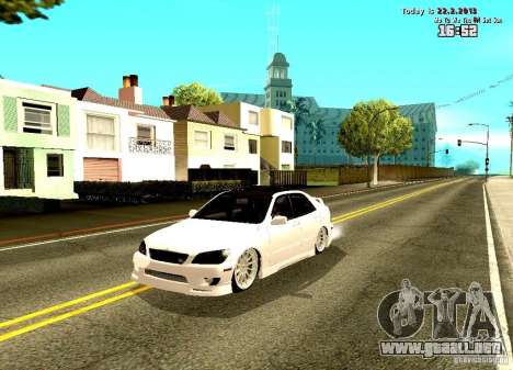 Toyota Altezza para GTA San Andreas