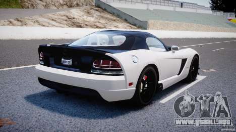 Dodge Viper SRT-10 ACR 2009 v2.0 [EPM] para GTA 4