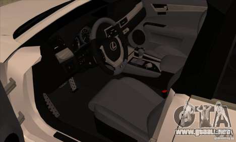 Lexus GS350 F Sport Series IV 2013 para GTA San Andreas