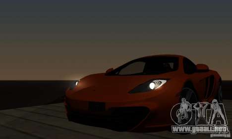 McLaren MP4-12C para GTA San Andreas