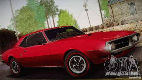 Pontiac Firebird 400 (2337) 1968 para GTA San Andreas