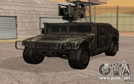 Hummer H1 from Battlefield 3 para GTA San Andreas