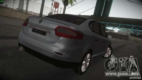 Renault Fluence para GTA San Andreas