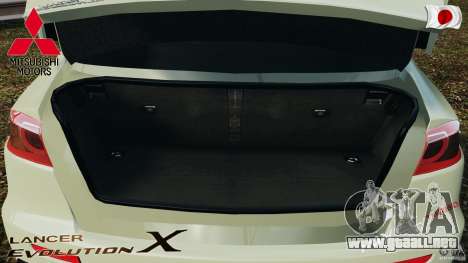 Mitsubishi Lancer Evolution X 2007 para GTA 4