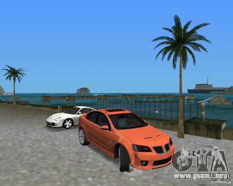 Pontiac G8 GXP para GTA Vice City