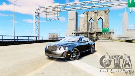 Bentley Continental SuperSports v2.5 para GTA 4