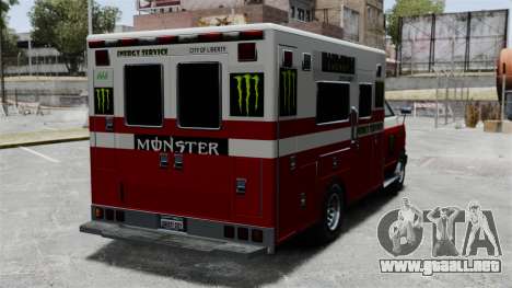 Primeros auxilios Monster Energy para GTA 4