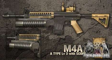 [Point Blank] M4A1 para GTA San Andreas