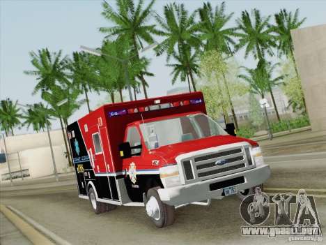 Ford E-350 AMR. Bone County Ambulance para GTA San Andreas