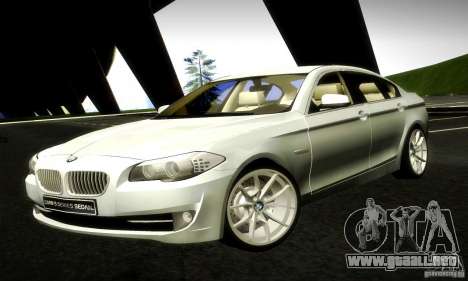 BMW 550i F10 para GTA San Andreas