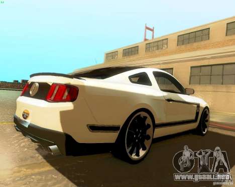 Ford Mustang Boss 302 2011 para GTA San Andreas